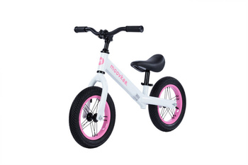 Balance Bike - TNBTC-006 - JACOB - GLOSSY WHITE & SWEET PINK - MOOVKEE.