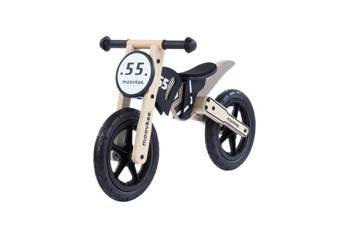 Balance Bike - Wooden - 0C062 - ALEX - NICE BLACK - MOOVKEE