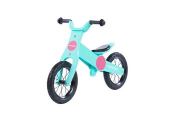 Balance Bike - Wooden - 0C074 - JACK - SWEET PINK & BABY BLUE - MOOVKEE