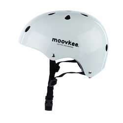 Bicycle helmet - YF-1 - MOOVKEE - GLOSSY - WHITE - size 48-55